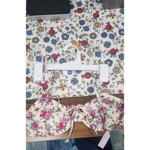 Floral Print Bikini Top - Size S (4-6) | Wild Fable